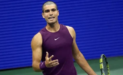 Alcaraz en el US Open 2025
